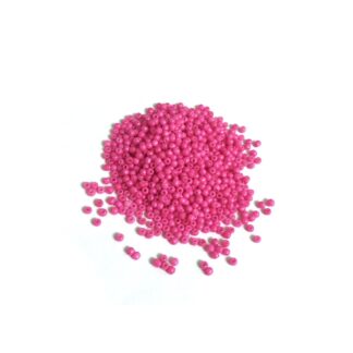 Pink round seed beads - size 2 mm - weight 50 g