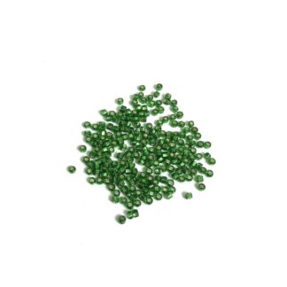 Silvery green seed beads - size 2.5 mm - weight 10 g
