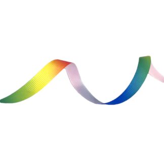 Rainbow grosgrain ribbon by metre - width 10 mm