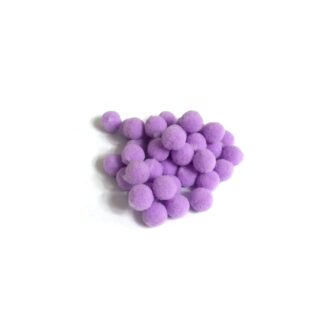 Light purple pompons - diametre 10 mm - 40 pieces