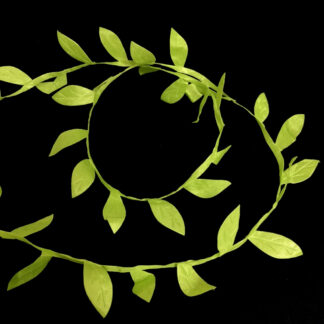 Yellowish green string ribbon by metre - width 40 mm