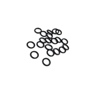 Bra strap adjustment black rings - diametre 8.5 mm - 20 pieces