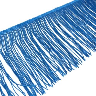 Light blue fringe by metre - width 150 mm