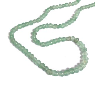Light green stone beads by strand - diametre 9 mm - length 90 cm