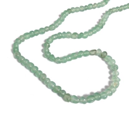 Light green stone beads by strand - diametre 9 mm - length 90 cm