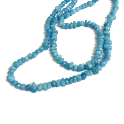 Blue stone beads by strand - diametre 8 mm - length 90 cm