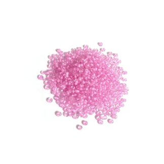 Light pink round seed beads - size 2.5 mm - weight 50 g