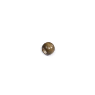 Yellowish brown wooden bead - size 11 mm