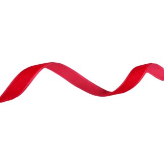 Red velvet ribbon by metre - width 10 mm