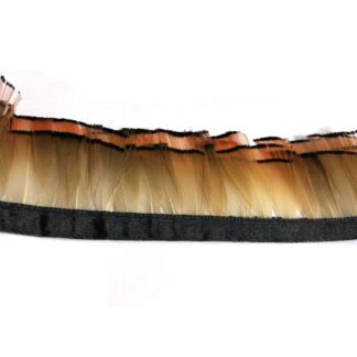 Orange brown and black feathers - size 50 mm - length 100 mm