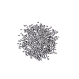 Bluish silvery seed beads - size 1.5 x 2 mm - weight 10 g