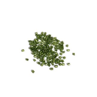 Yellowish green seed beads - size 2 mm - weight 10 g