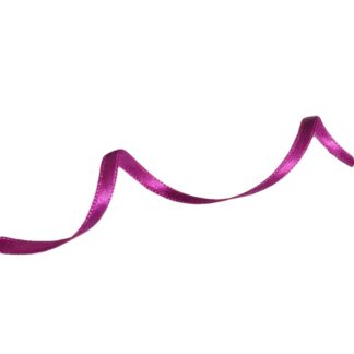 Raisin purple satin ribbon by metre - width 5 mm