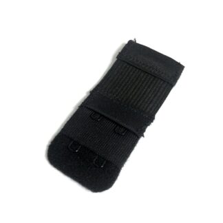 Two eye black bra extender - size 30 x 75 mm