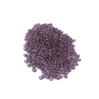 Greyish pink seed beads - size 2.2 mm - weight 50 g
