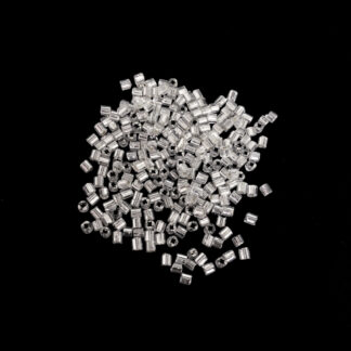 Silvery seed beads - size 2.8 mm - weight 50 g