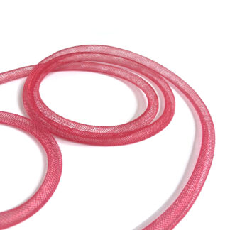 Flexible red mesh tube by metre - diametre 8 mm
