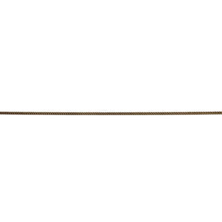 Dark brass round metal link chain by metre - width 1.6 mm