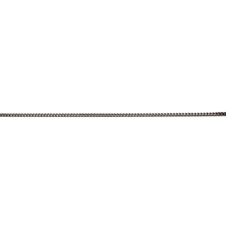 Dark grey round metal link chain by metre - width 1.6 mm