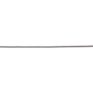 Dark grey round metal link chain by metre - diametre 2 mm