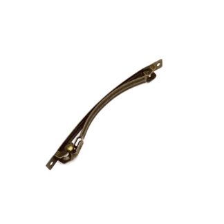 Brass metal barrette hair clip - length 72 mm