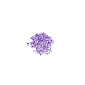 Round purplish light blue seed beads - size 2.5 mm - weight 20 g