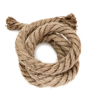 Brown jute rope by metre - diametre 15 mm