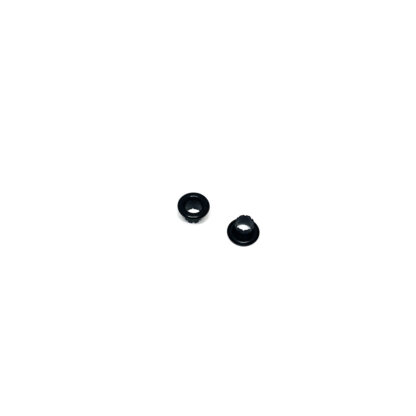 Round black metal grommet - diametre 7.5 mm - weight 5 g