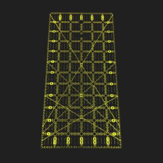 Rectangular quilt ruler - size 6 x 12 inches (15.5 x 31 cm)