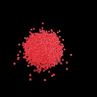 Reddish pink round seed beads - size 1.8 mm - weight 50 g