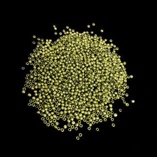 Yellowish green seed beads - size 2 mm - weight 47 g
