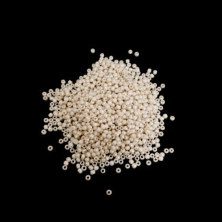 Round pinkish cream seed beads - size 2 mm - weight 45 g