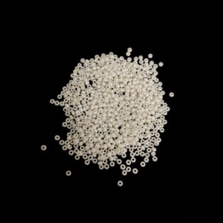 Round cream seed beads - size 2 mm - weight 50 g