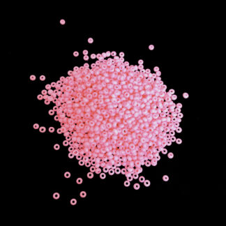 Light pink round seed beads - size 2 mm - weight 45 g