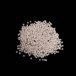Round pinkish cream seed beads - size 2 mm - weight 50 g