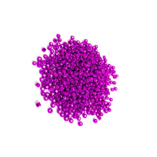 Bluish pink seed beads - size 2.5 mm - weight 41 g