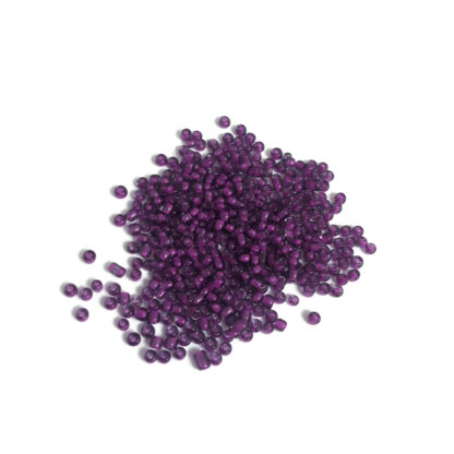 Light purple seed beads - size 2.5 mm - weight 43 g