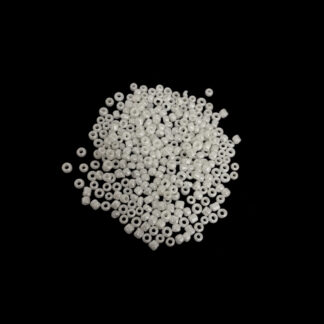 Round cream white seed beads - size 2 mm - weight 44 g