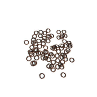 Bronze metal jump rings - diametre 4 mm - weight 10 g