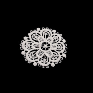 White lace flower - diametre 55 mm