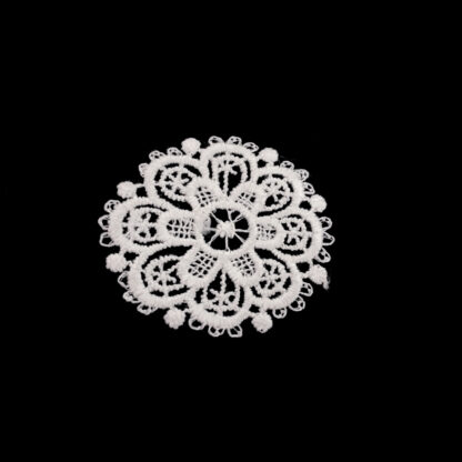White lace flower - diametre 55 mm