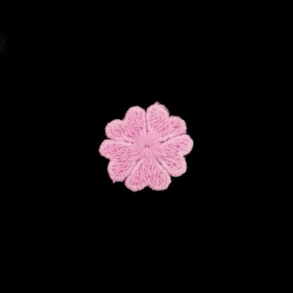 Light pink lace flower - diametre 32 mm