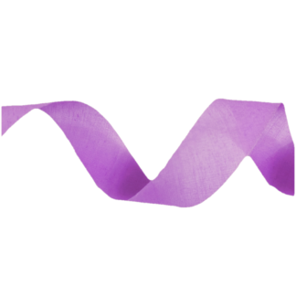 Light purple cotton ribbon by metre - width 28 mm
