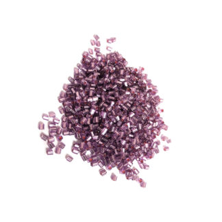 Silvery pinkish brown seed beads - size 2 mm - weight 48 g