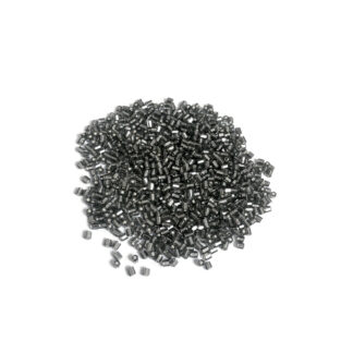 Dark silvery grey seed beads - size 2 mm - weight 47 g