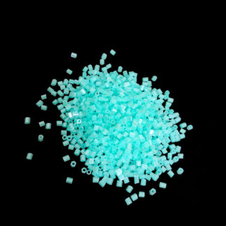 Bluish light green seed beads - size 2.2 mm - weight 50 g