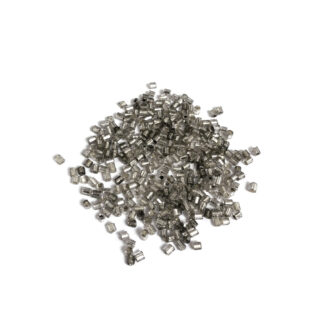 Silvery grey seed beads - size 2.2 x 3 mm - weight 46 g