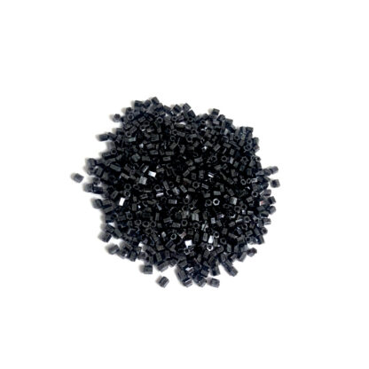 Greyish navy seed beads - size 1.8 x 2.2 mm - weight 50 g