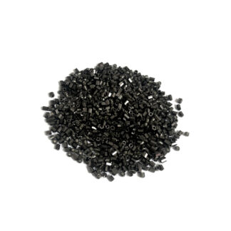 Silvery black seed beads - size 2 x 2.8 mm - weight 43 g