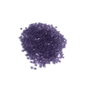 Purple seed beads - size 2 mm - weight 50 g